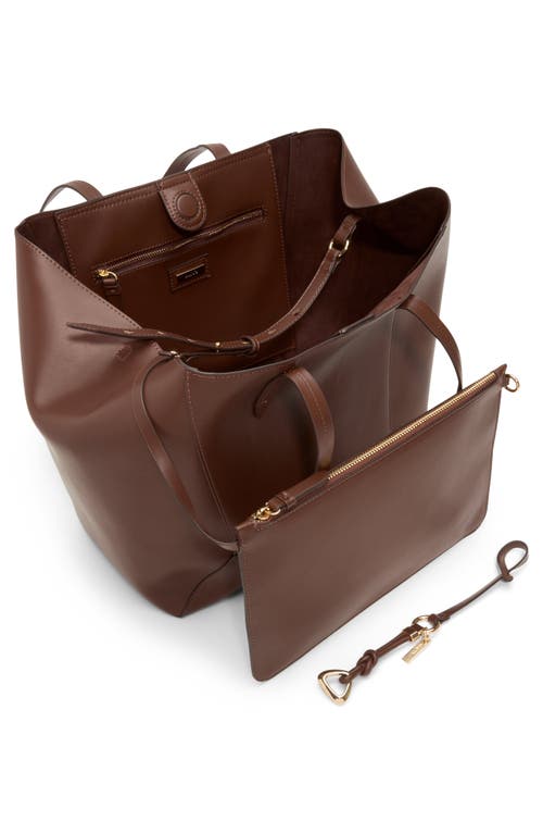 Aldo Salubriss Faux Leather Tote In Brown