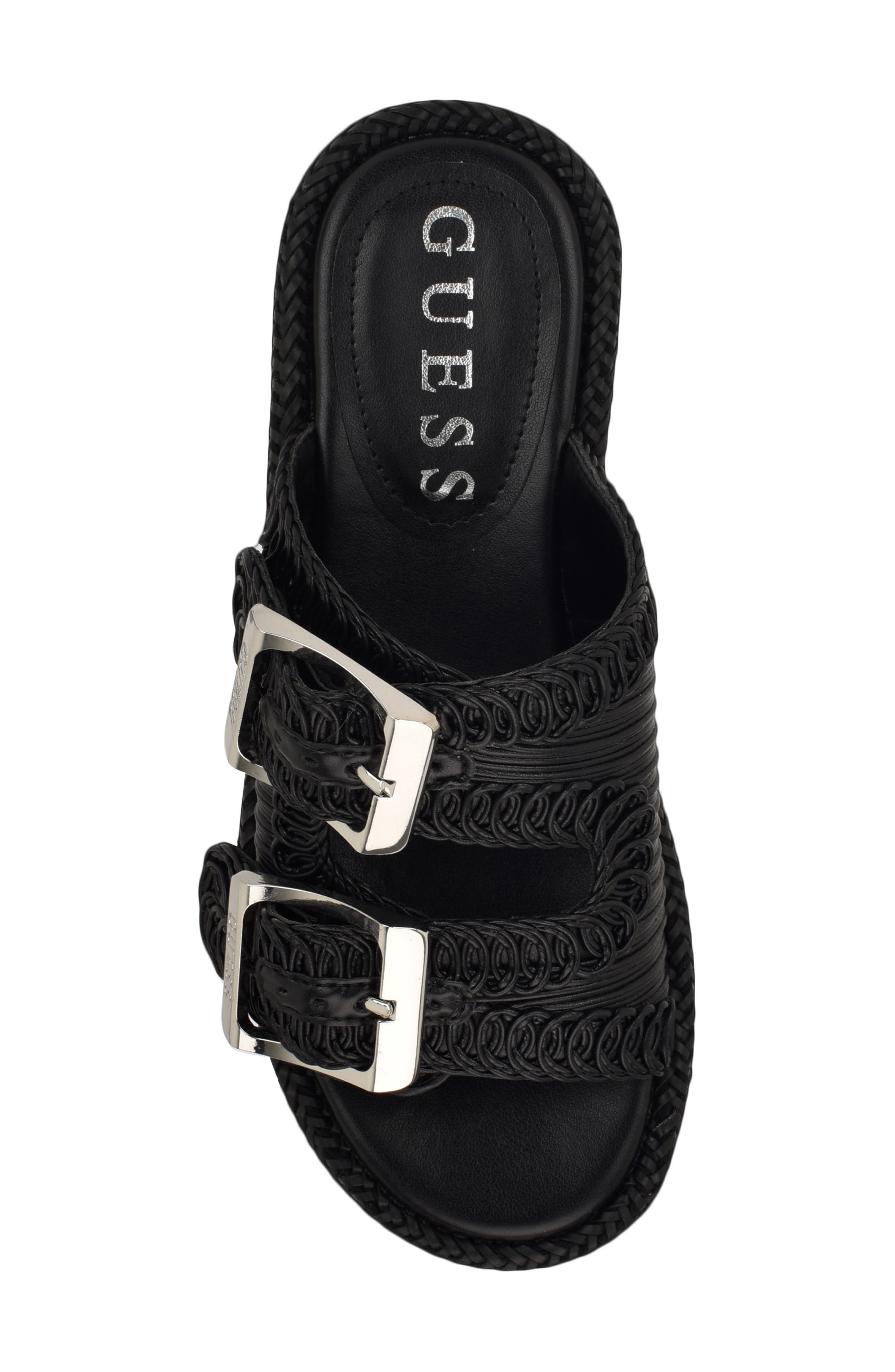 GUESS Binks 2 Platform Sandal, Alternate, color, Black