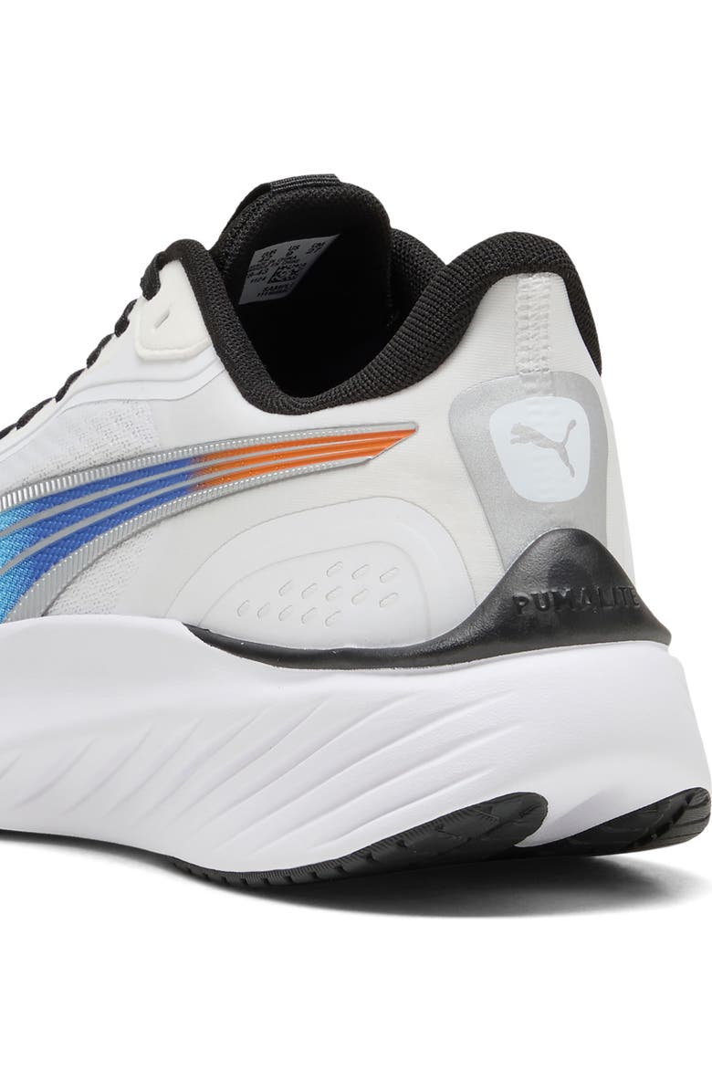 PUMA Pounce Lite Running Shoe, Alternate, color, Puma White/ Puma Black/ Blue