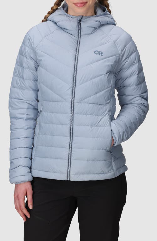 Outdoor Research Transcendent Water Resistant 800 Fill Power Down Jacket In Blue