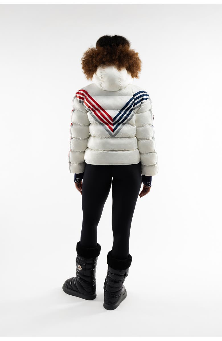 Malibu Ski Club Monogram Mountains Jacket, Alternate, color, White