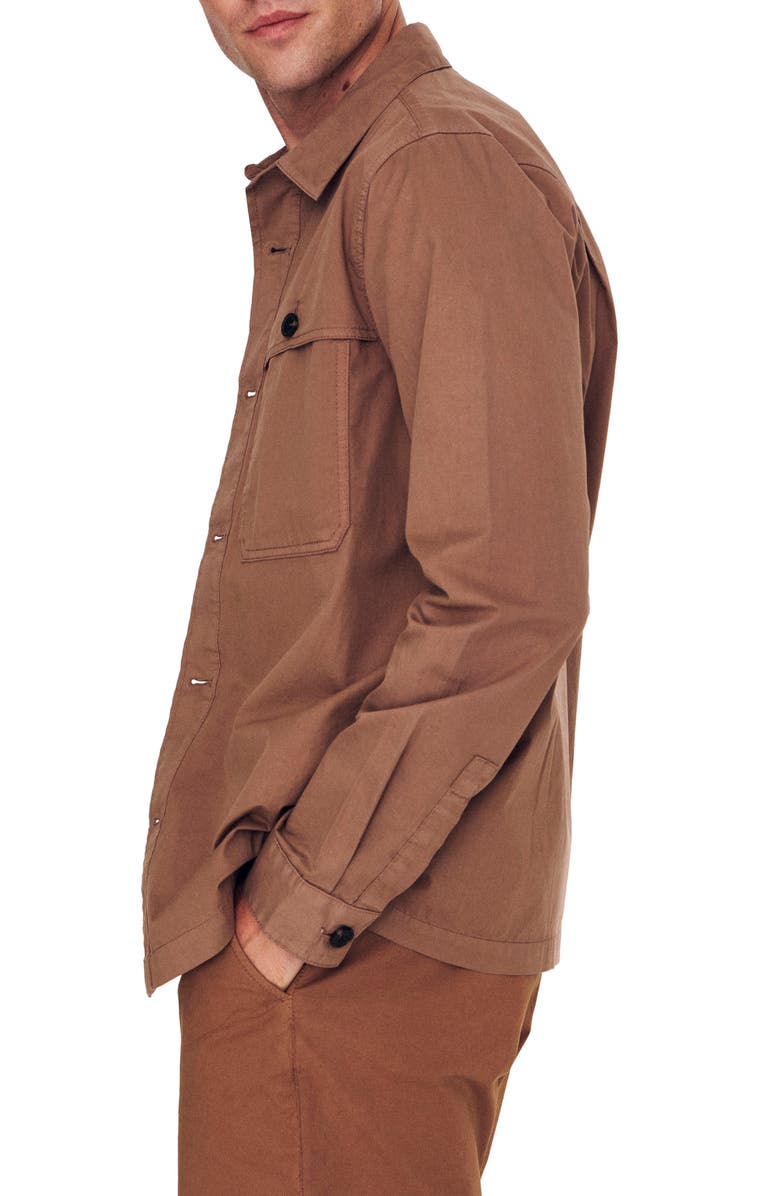 Barbour Sidlaw Stretch Cotton Overshirt, Alternate, color,