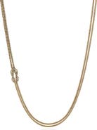 John Hardy Love Knot 14K Gold Necklace
