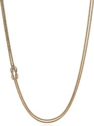 John Hardy Love Knot 14K Gold Necklace