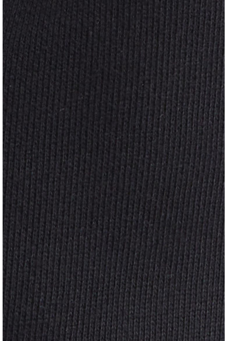 Essential Logo Cotton French Terry Sweatpants, Alternate, color, BLACK