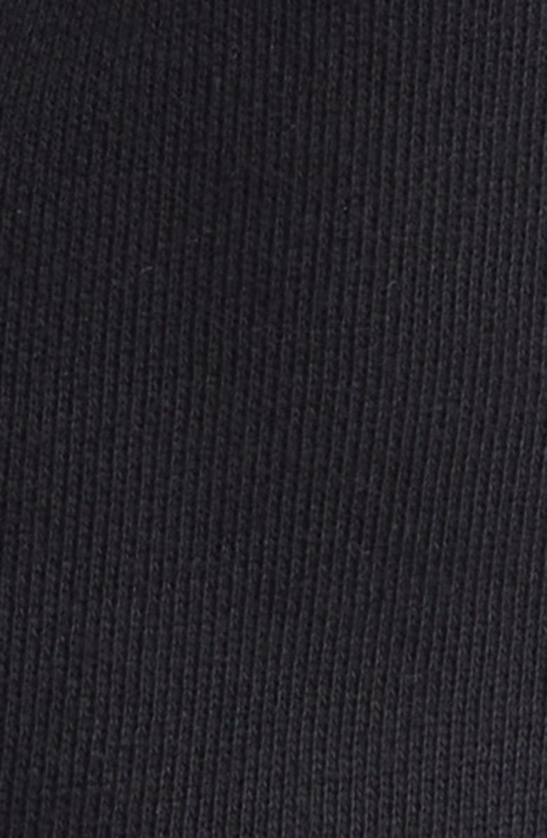 Alexander Wang Essential Logo Cotton French Terry Sweatpants, Alternate, color, Black