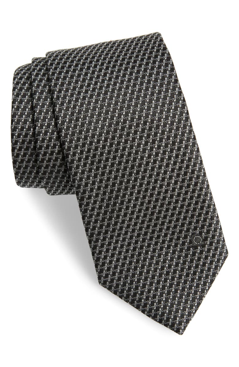 FERRAGAMO Salvatore Ferragamo Geometric Silk Tie, Main, color, 