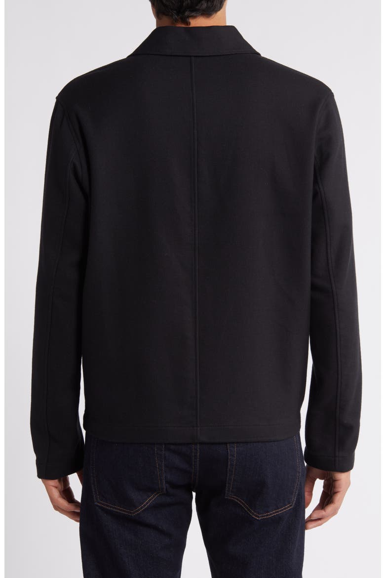 Zip-Up Jacket, Alternate, color, BLACK/ HEATHER CHARCOAL