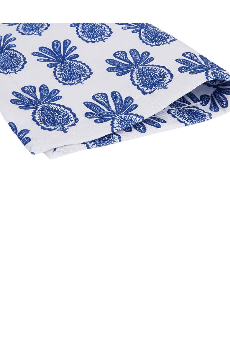 La DoubleJ Placemats Set Of 2 (35X45) Pineapple Blue, Alternate, color, Pineapple Blue
