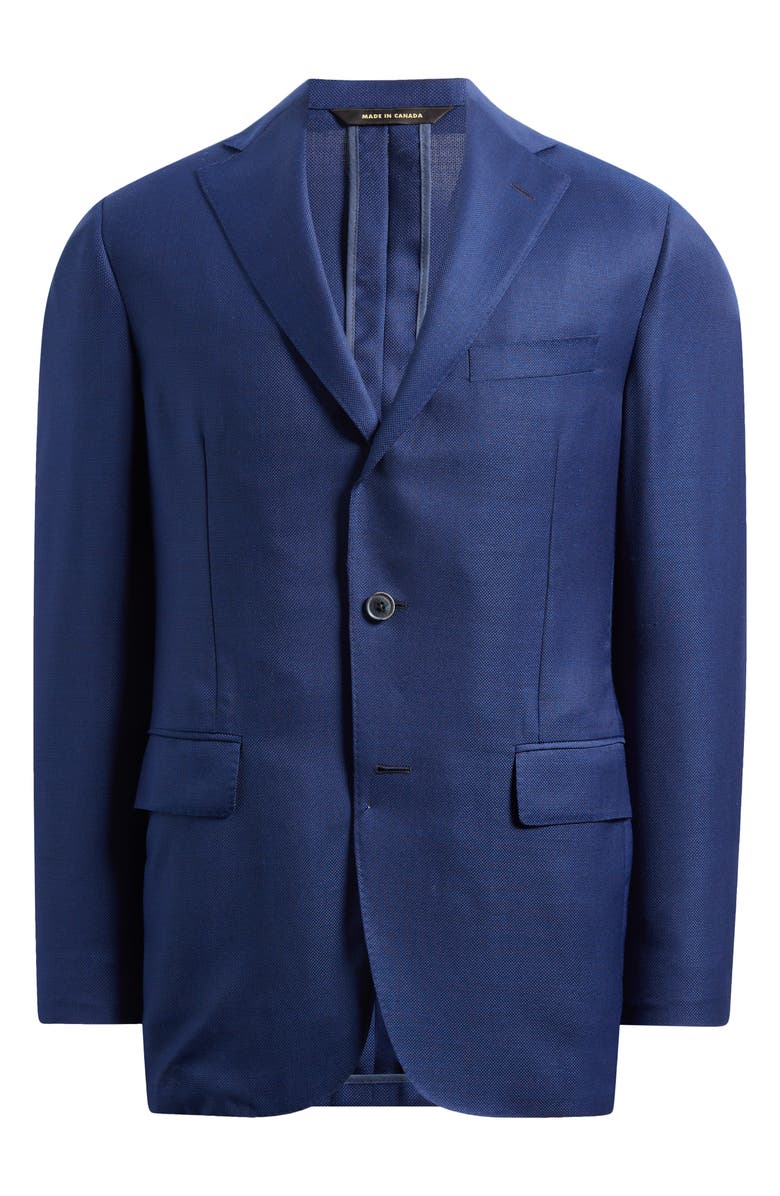 Heritage Gold Blue Wool & Silk Sport Coat, Alternate, color, Blue