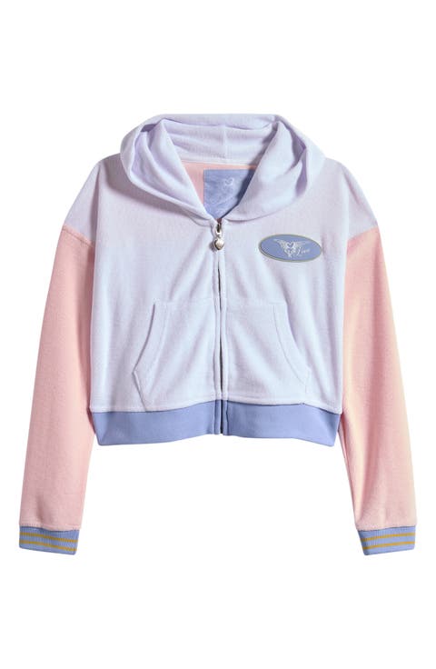 Kids' Winged Heart Patch Zip Hoodie (Big Kid)