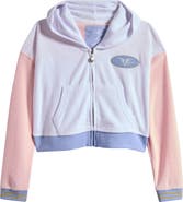 Vintage Havana Kids' Winged Heart Patch Zip Hoodie