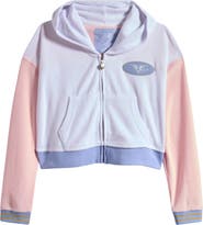 Vintage Havana Kids' Winged Heart Patch Zip Hoodie