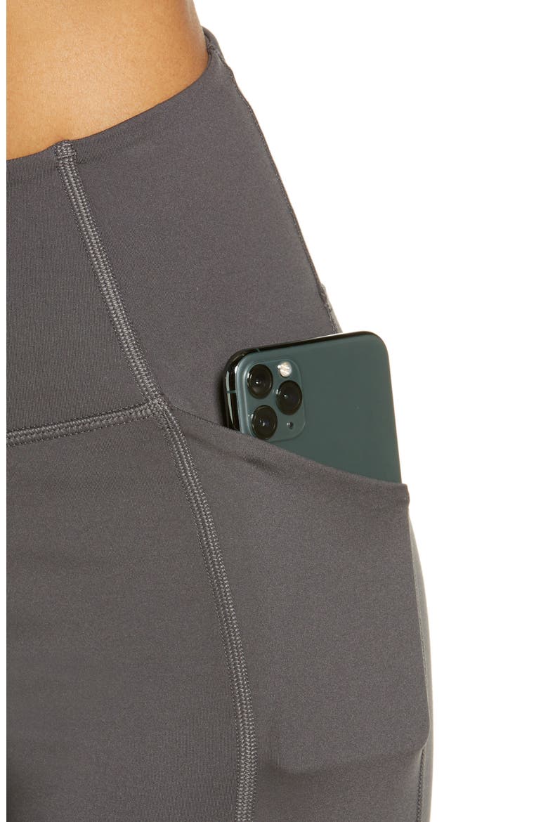 High Waist Pocket Leggings, Alternate, color, MOON