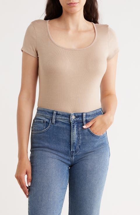 Square Neck Knit Top