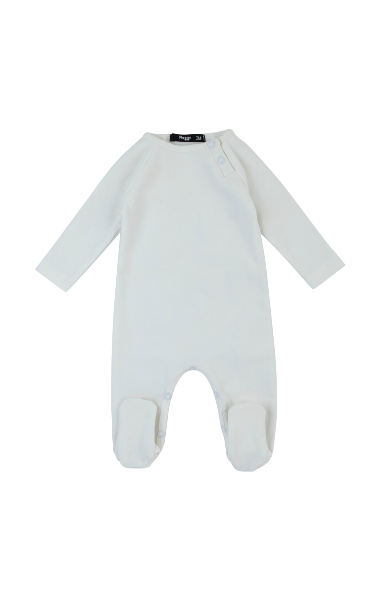 NoggiWear Wings Footie, Main, color, Off-White