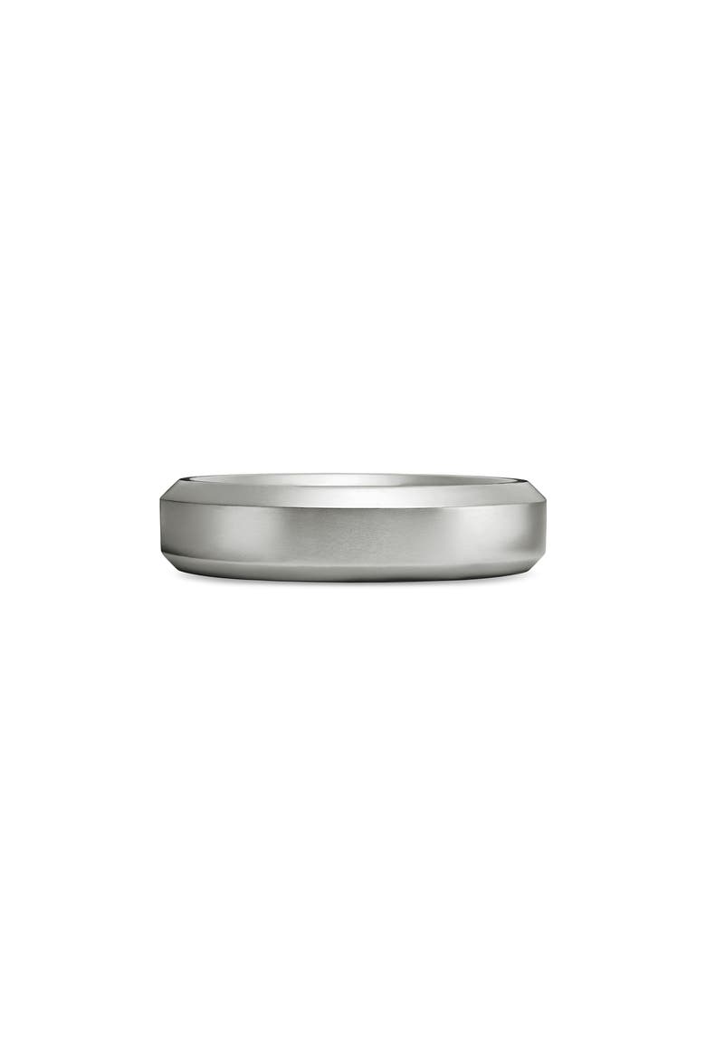 Beveled Band Ring in 18K White Gold, 6mm, Main, color, WHITE GOLD