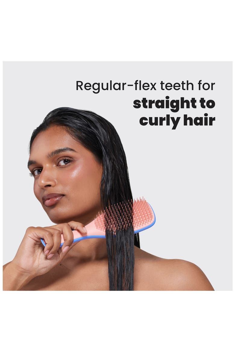 Ultimate Detangler Hairbrush - Straight to Wavy, Alternate, color, BLUE/ PEACH