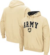 COLOSSEUM Men's Colosseum Vegas Gold Army Black Knights Arch & Logo 3.0 Pullover Hoodie