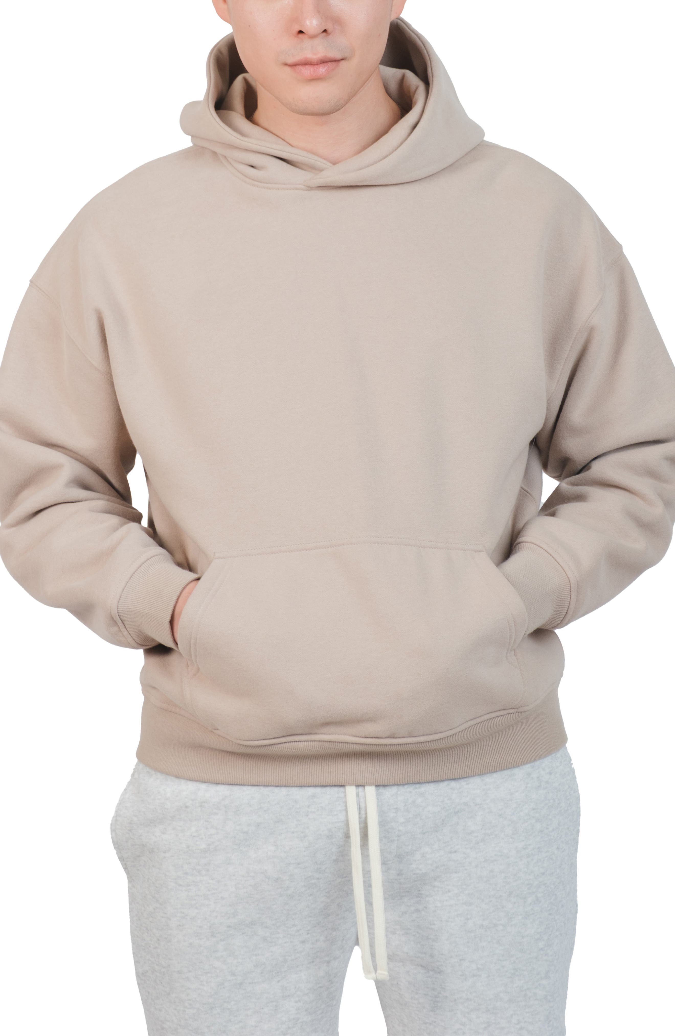 Brooklyn Cloth Oversize Cotton Blend Fleece Hoodie