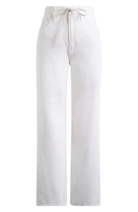 The Ultimate Wide Leg Jeans in Tile White