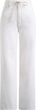 Madewell The Ultimate Wide Leg Jeans in Tile White