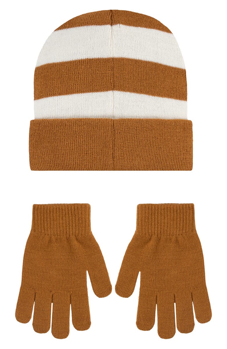 Nike Chunky Stripe Peak Beanie, Alternate, color, Flax