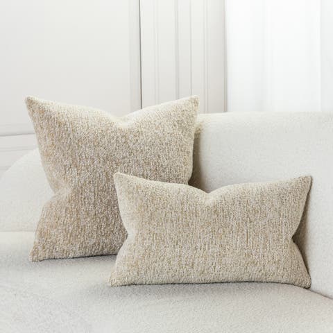 Comfort Honey Luxe Chenille Indoor & Outdoor Woven Accent Pillow