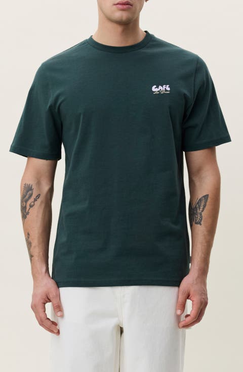Café Organic Cotton Graphic T-Shirt