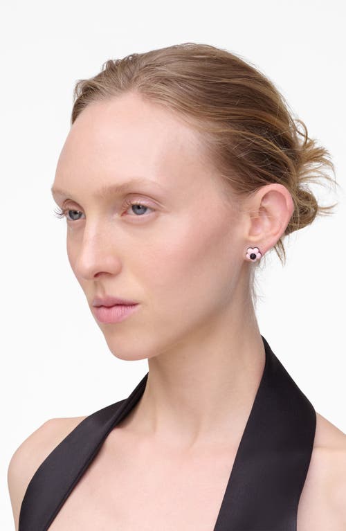 Marc Jacobs Wild Daisy Stud Earrings In Pink