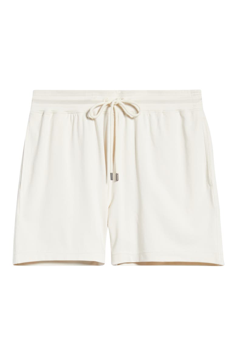 Stretch Cotton & Modal Blend Drawstring Pajama Shorts, Alternate, color, OATMEAL