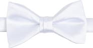Brooklyn Brigade Men's Solid Satin Pre-Tied Bow Tie