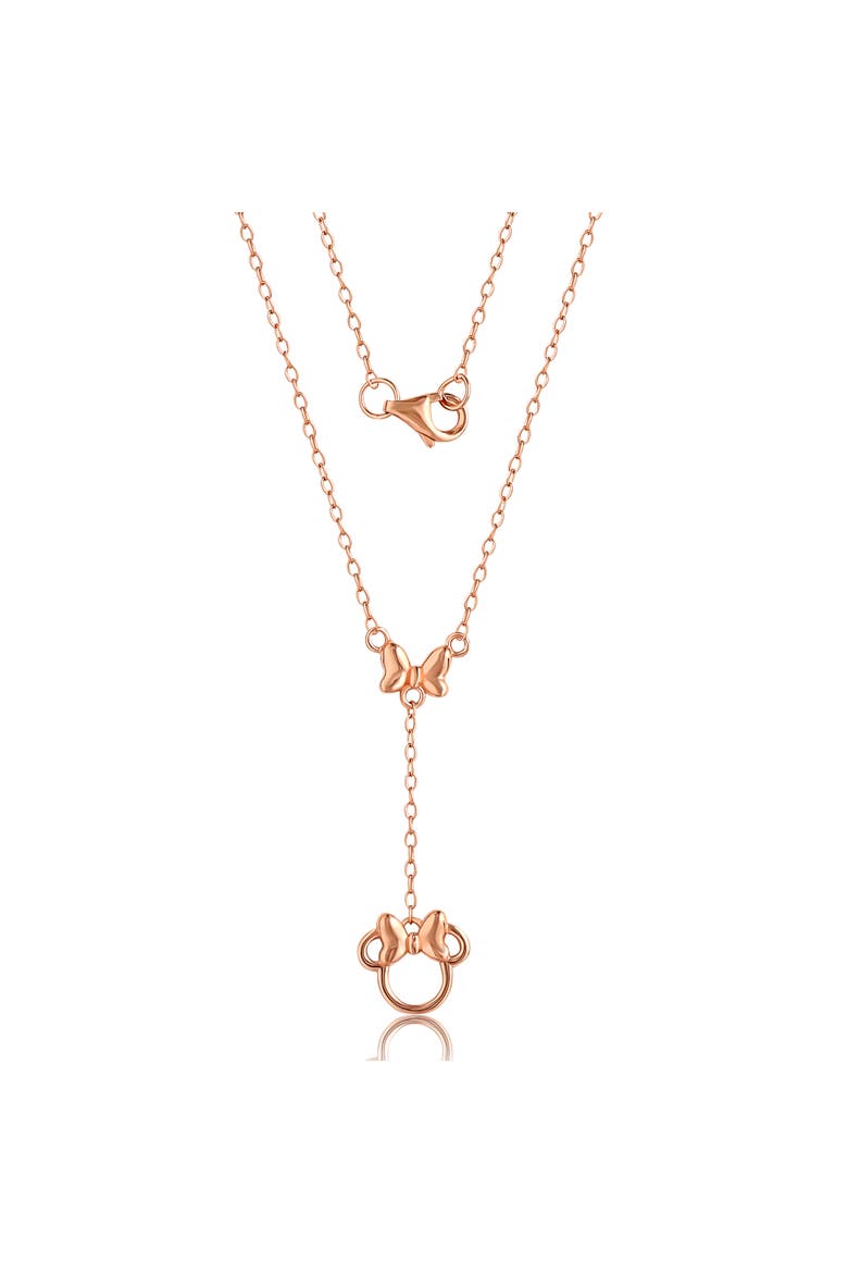 Minnie Mouse Necklace - 18-Inch Minnie Mouse Y, Alternate, color, Pink Gold