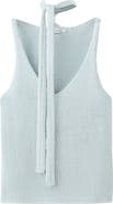 MANGO TEEN Knit Sleeveless Top with Scarf