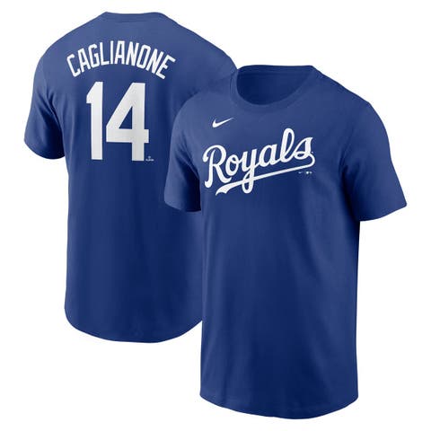 Men's Nike  Royal Kansas City Royals Fuse Name & Number T-Shirt