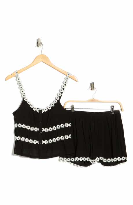 Madden Girl Daisy Lace Tank & Shorts Set