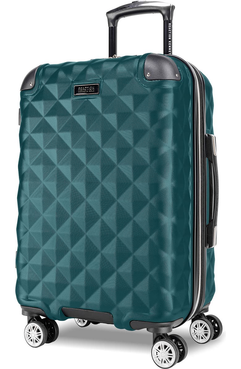 Kenneth Cole Diamond Tower 20-Inch Carry-On Hardside Luggage, Main, color, Deep Teal