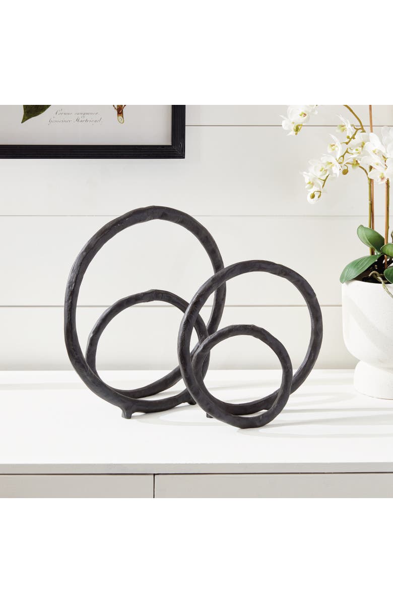 Napa Home & Garden Eldon Sculptures, Alternate, color, Black