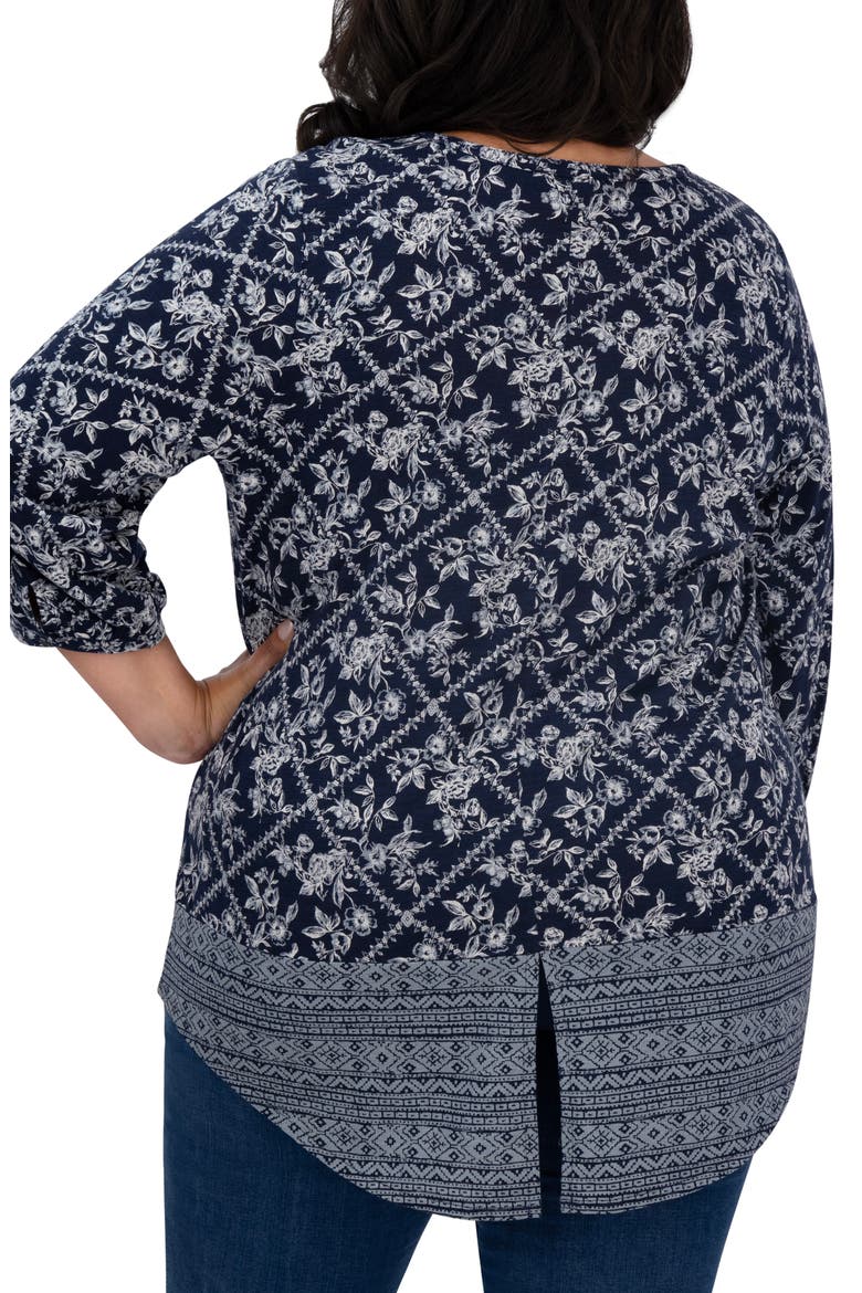 Lucky Brand Border Print Top (Women) | Nordstromrack