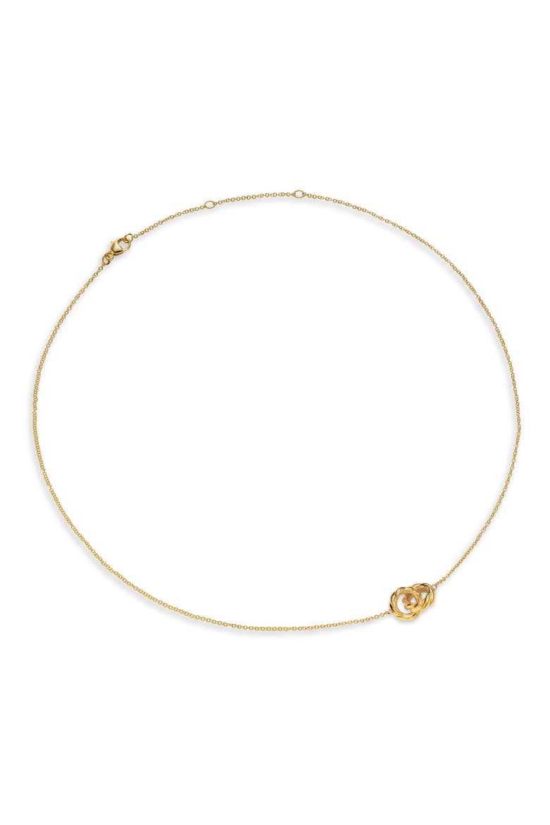 Sculpted Cable Chain Necklace in 18K Yellow Gold, 9mm, Alternate, color, 18K GOLD