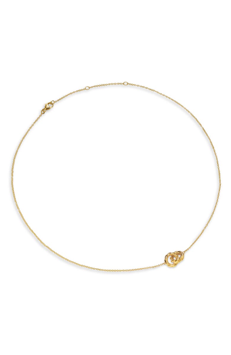 David Yurman Sculpted Cable Chain Necklace in 18K Yellow Gold, 9mm, Alternate, color, 18K Gold