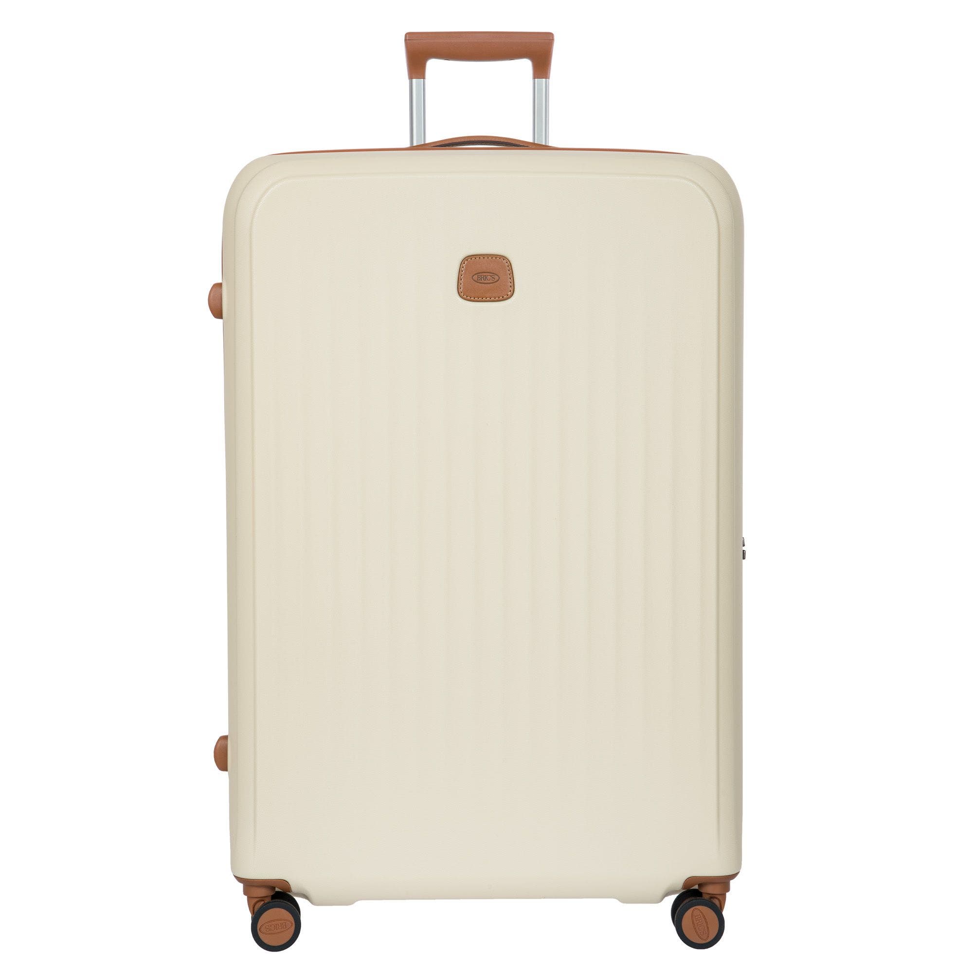 Bric's Taormina Hardside Expandable 32" X-large Checked Spinner Luggage In Cream