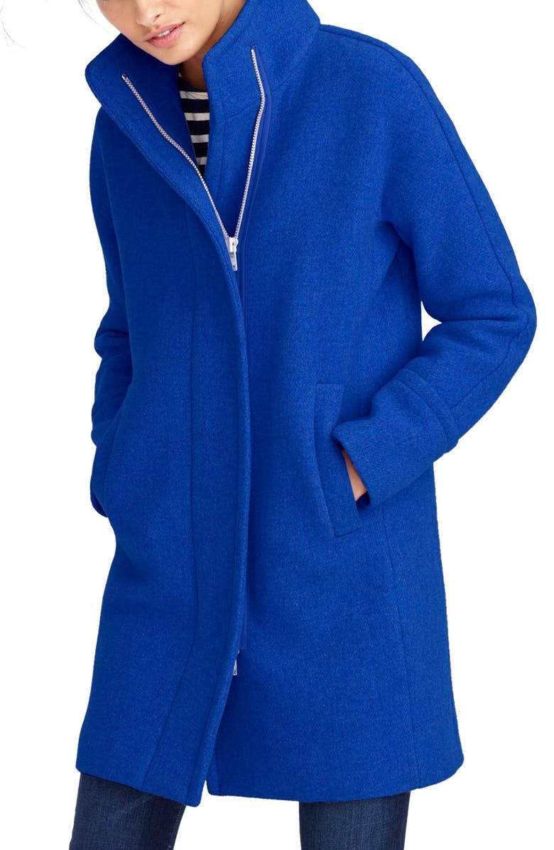 J.Crew Stadium Cloth Cocoon Coat, Alternate, color,