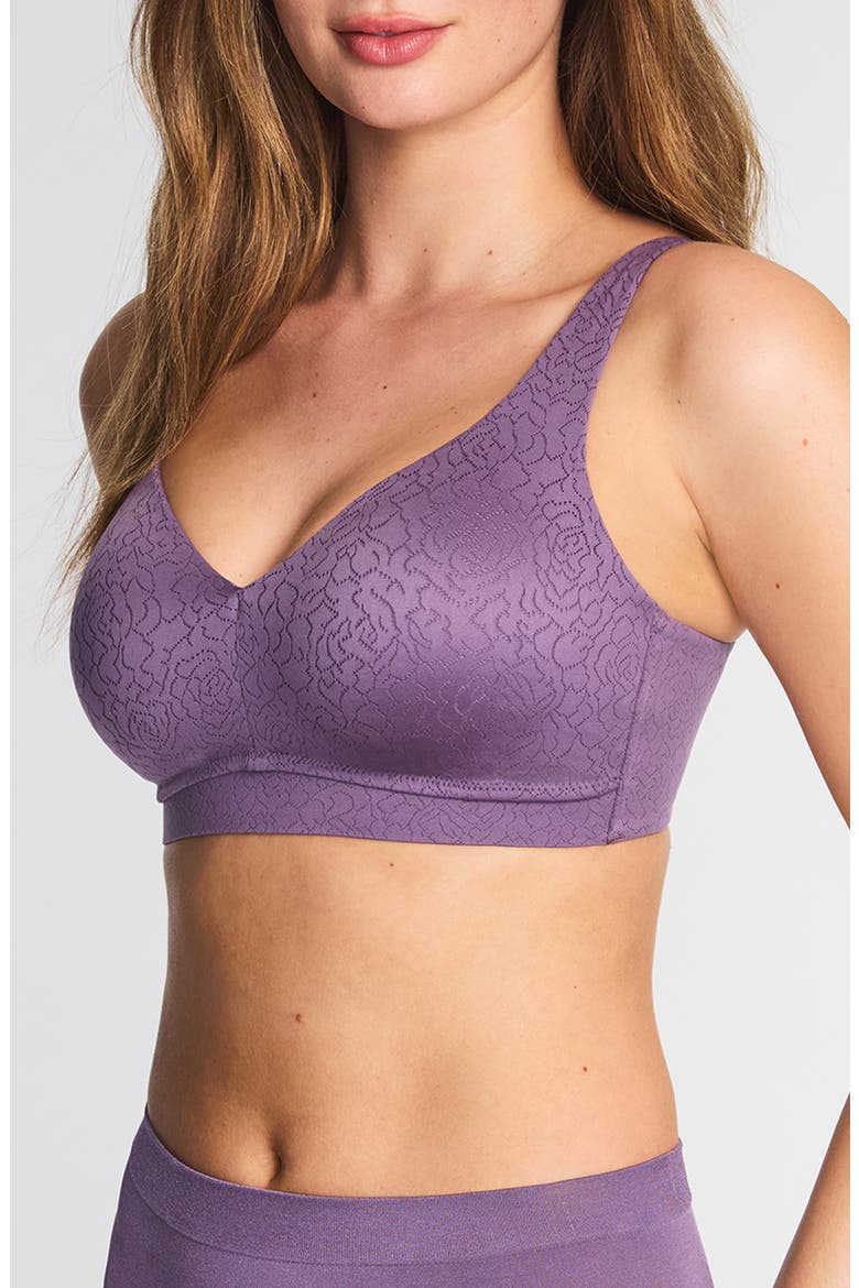 Inside Job™ Wireless Bra, Alternate, color, ITALIAN GRAPE