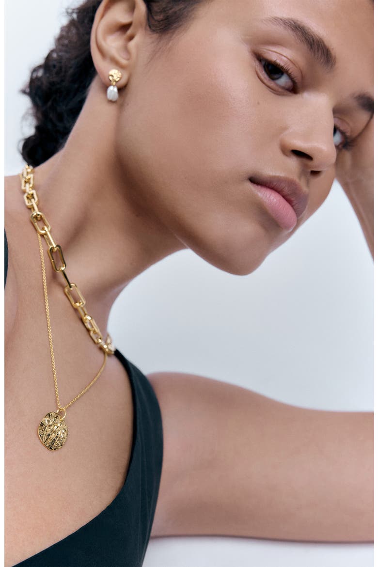 Sisterhood Pendant Necklace, Alternate, color, 18CT GOLD VERMEIL