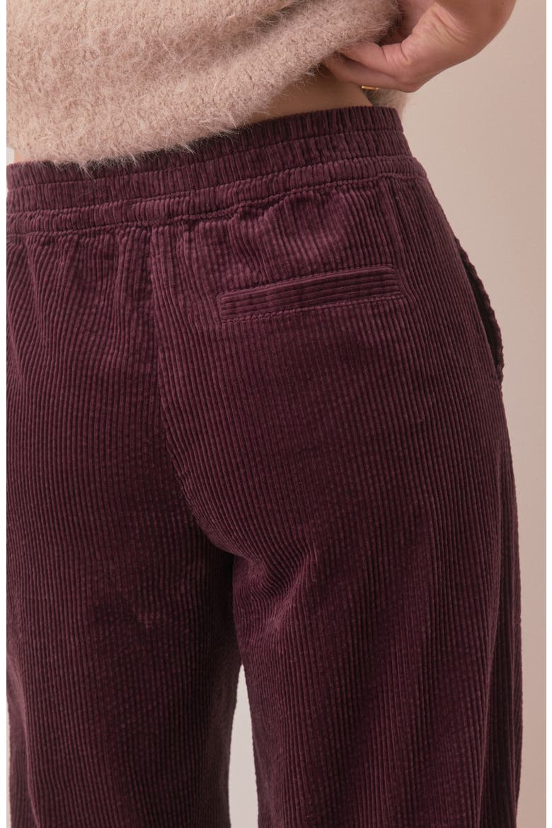 Allison Corduroy Pants, Alternate, color, WINDSOR WINE