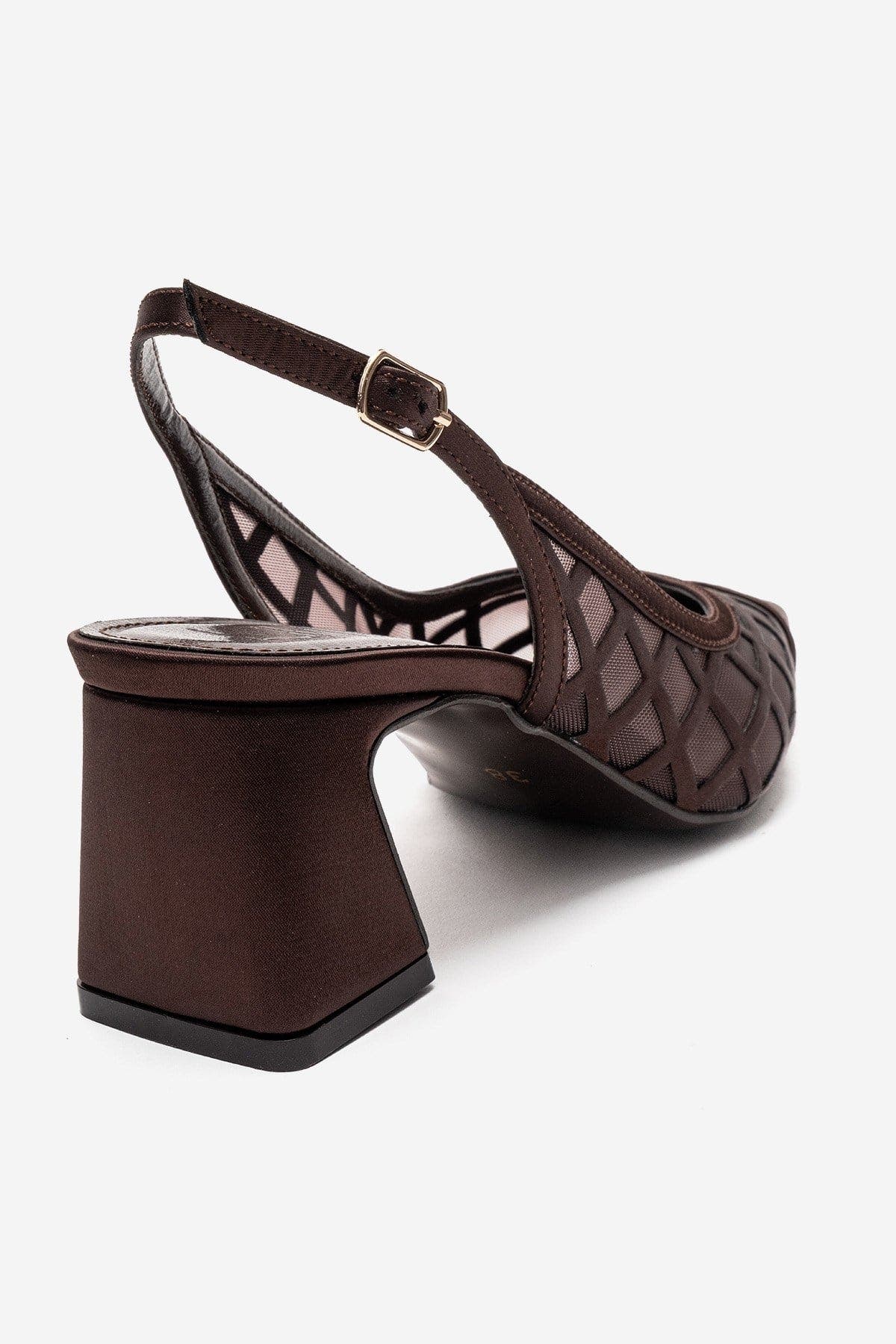 Alveron Block Heel Mesh Pump, Alternate, color, Brown