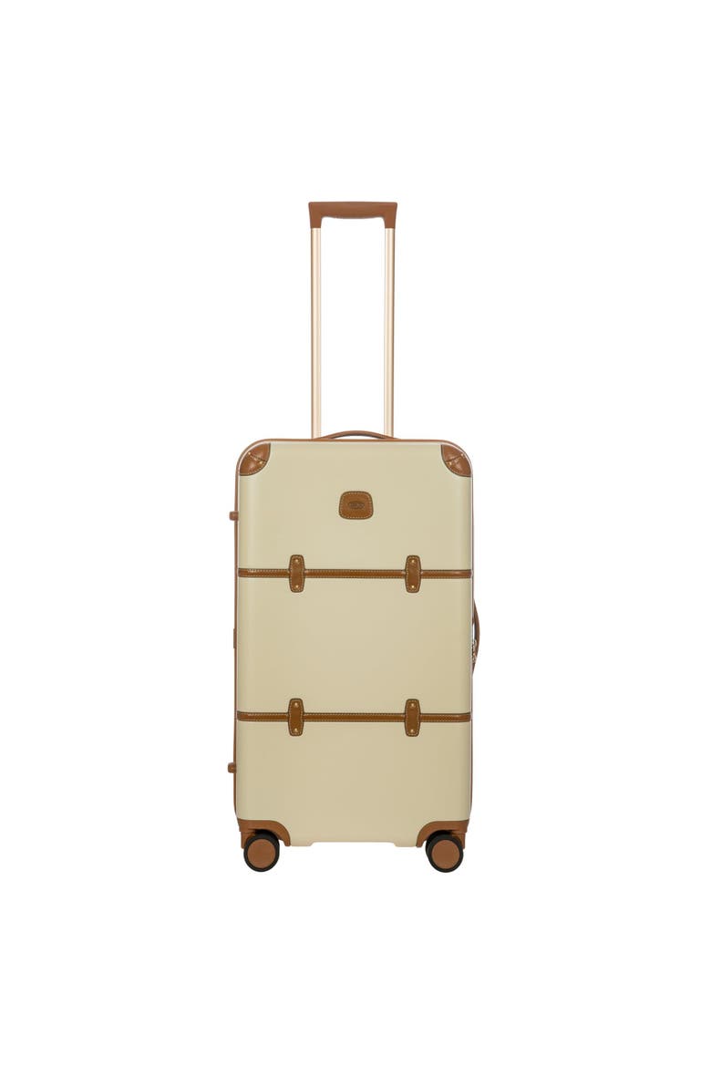 Bellagio Hardside 28" Large Checked Spinner Luggage, Main, color, Cream
