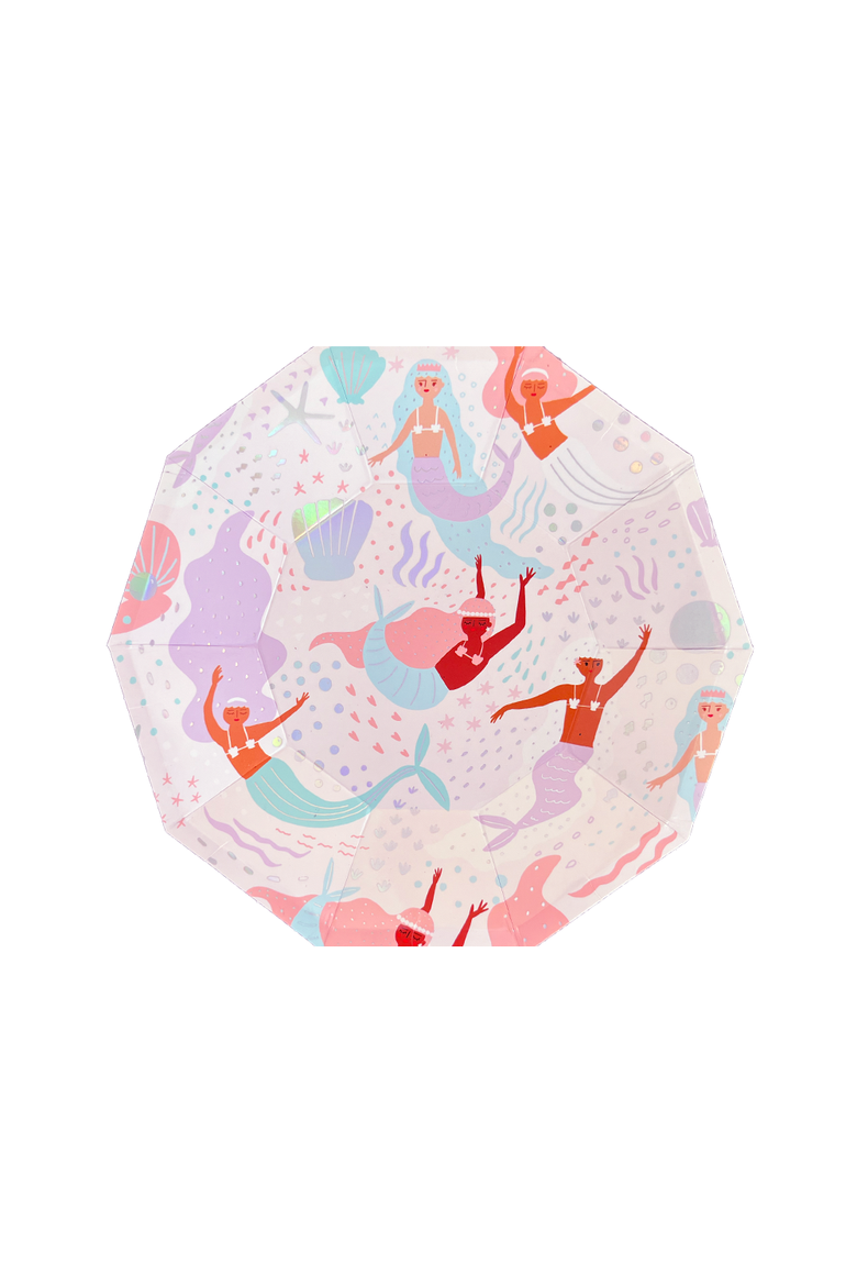 Mermaid Small Plates, Main, color, Assorted Pre-Pack