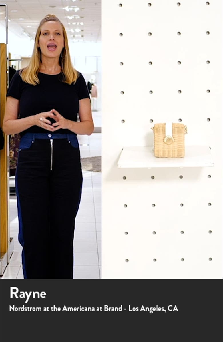 Shell Wicker Crossbody Bag, sales video thumbnail